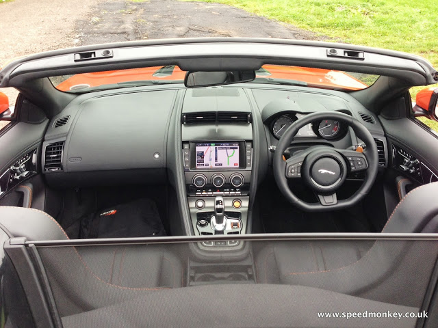 2013 Jaguar F-Type V6 S interior