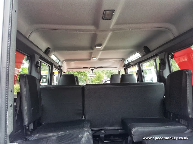 12 seat Land Rover Defender extra long wheelbase
