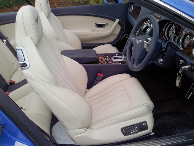 Bentley Continental GTC W12 convertible interior