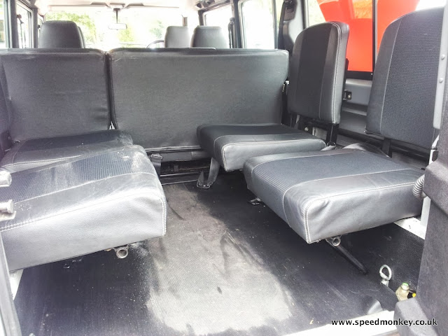 12 seat Land Rover Defender extra long wheelbase
