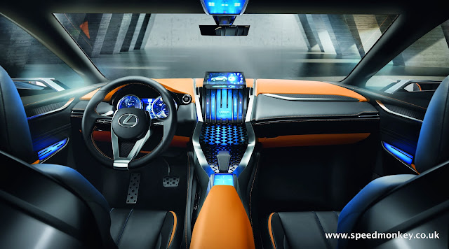 Lexus LF-NX concept interior