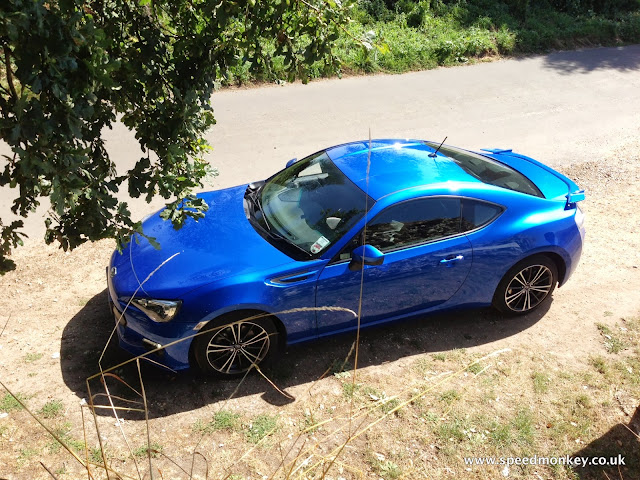 Subaru BRZ in WR Blue