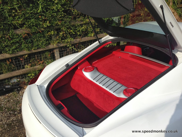 2013 Porsche Cayman rear storage space